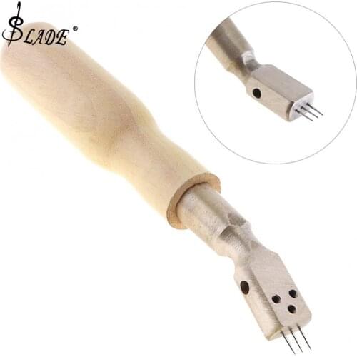 Adjustable Durable Jujube Wood Piano Hammer Fixed Elbow Pin Voicing Tool with Hardwood Handle for Piano