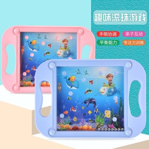 Palm Balance Rolling Ball Labyrinth Concentration Training Game Toy Birthday Gift