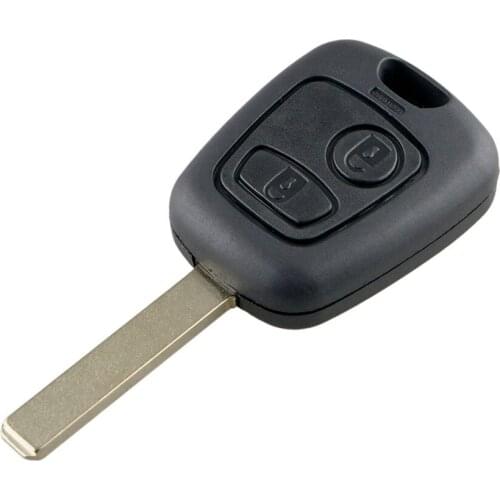 Replacement Smart Cay Key Case Fob for Peugeot 307 Citroen C1 C2 C3 C4 Xsara Picasso 433MHZ ID46 Chip 2 Buttons Car Accessories