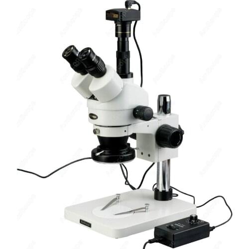 Zoom Stereo Microscope--mScope Supplies40X-1000X3.5X-90X Zoom Stereo Microscope with 144-LED Ring Light + 5MP Digital USB Camera