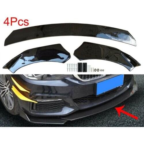 Universal Front Bumper Lip Body Kit Spoiler For Honda Civi BMW Audi Benz Mazda