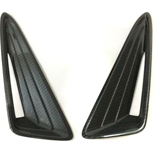 High quality For TOYOTA C-HR CHR 2017 2018 car body fog light cover ABS Chrome lamp head Front grille outlet vent frame trim