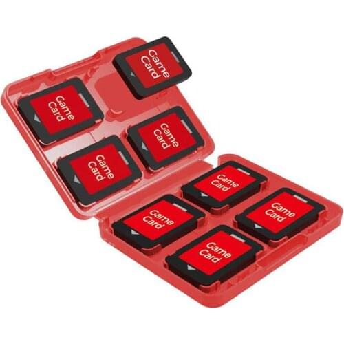 Hard Shell Case for Nintend Switch Game 8 in 1 Card Case Mini Protable Game Memory Card Micro SD Holder for Nintendo Switch NS