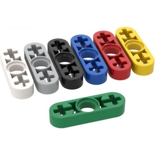 10PSC 6632 1x3Bolt Hole Arm with Shaft Blocks Parts DIYHigh-TechParts Compatible Brand Educational Parts Toys For children