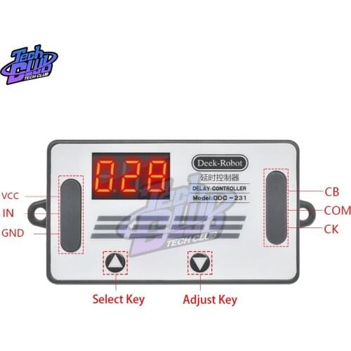 DC 12V Digital LED Display Time Delay Relay Controller Programmable Timer Switch PNP Sensor Trigger PLC Automation Car Buzzer