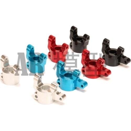 2Pc Aluminum Steering Knuckle Carriers C Hub AX31382 for RC Crawler Car Parts 1/10 Axial SCX10 II 90046 90047 AR44 Upgrade Part