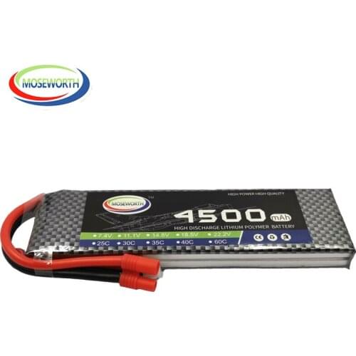 7.4V 4500mAh 25C 35C 60C 2S LiPo Battery MOSEWORT Rechargeable MultiRot For RC Aircraft Quadcopter Drone Car Helicopter Airplane