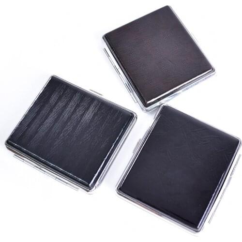 84*95mm Luxury Big Contain Stainless Steel Cigarette Case 20 pieces Holder Smoking Gadgets For Men Retro Cigarette Box Gifts