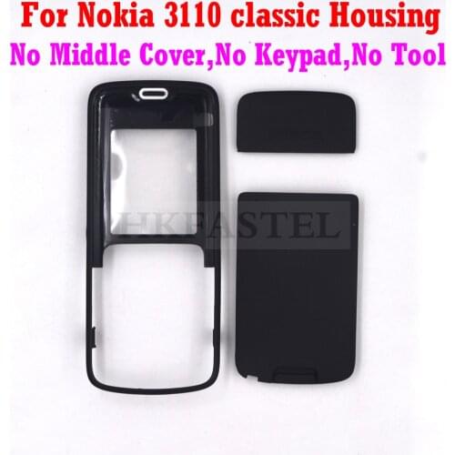 HKFASTEL New Housing For Nokia 3110c 3110 Classic 3109c 3109 Mobile Phone Cover No Keypad Case