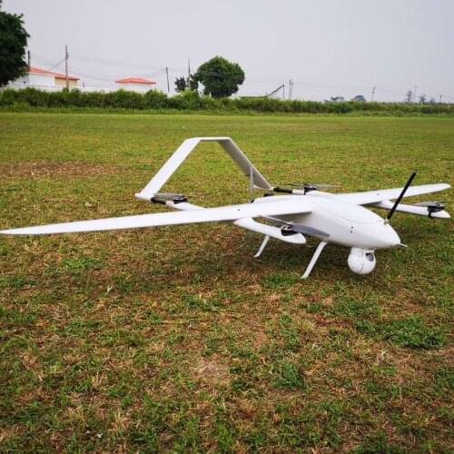 VTOL KIT 320 Fixed wing frame Electric Powered 2 Hours Endurance UAV Aerial Video Surveillance 3D Survey Mapping Drone building