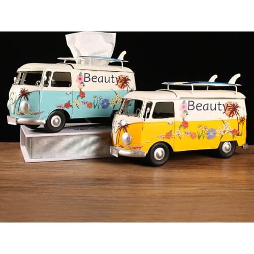 Bus Beetle Model Tissue Box Container