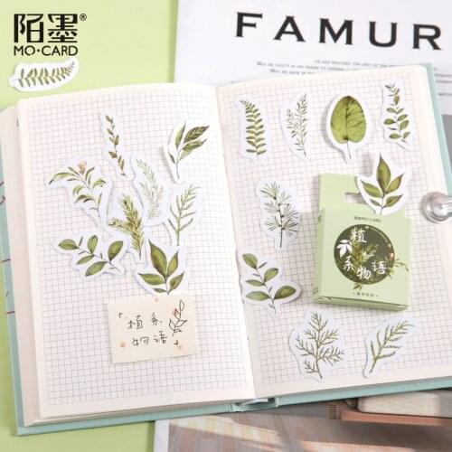 45pcs Refrigerator Magnet Wall Stickers Tape Basic Color Paper Washi Tape Adhesive Tape DIY Decorative Label Stationery Tapes