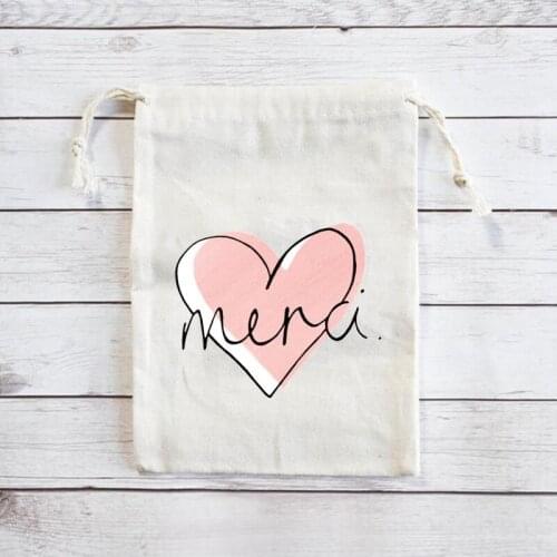 5pcs Merci French Thank You Hangover kit candy Gift Bag Wedding Day Baby bridal Shower Birthday Bachelorette hen Party supplies