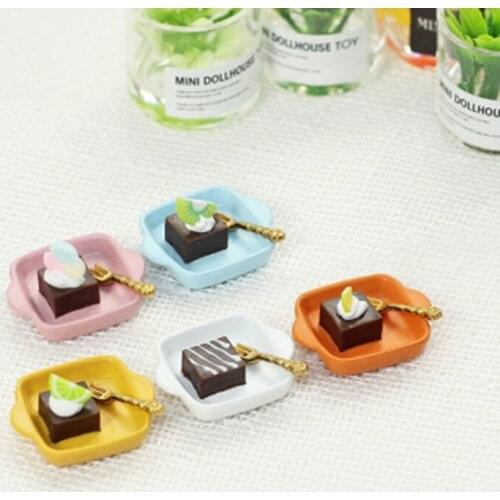 ZOCDOU 1 Piece Mini Assorted Chocolate Snacks Small Statue Little Figurine Crafts Figure Ornament Miniatures