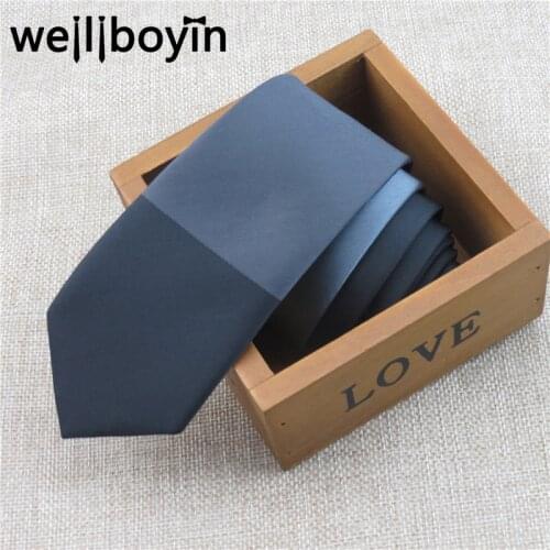 Men Slim Ties Grey Black Patchwork Skinny Tie 5cm Necktie Christmas Gifts For Men Gravata Corbatas Mens Accessories 2016