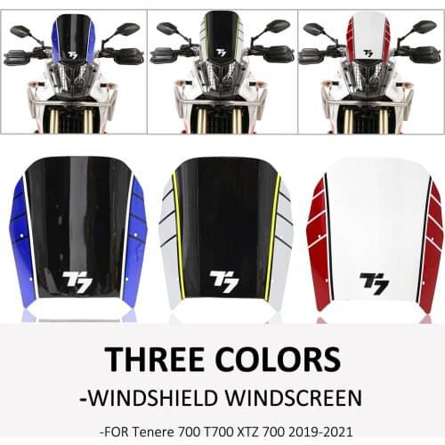 New 3 Colors FOR YAMAHA Tenere 700 T700 XTZ 700 2019 2020 2021 Motorcycle Windshield Windscreen Air Wind Deflector