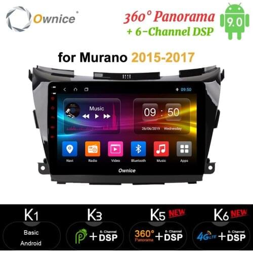 Ownice 8core Android 10.0 GPS Navi DVD Radio Player carplay 4G LET DAB+ 360 Panorama DSP SPDIF For Nissan Murano 2015 2016 2017