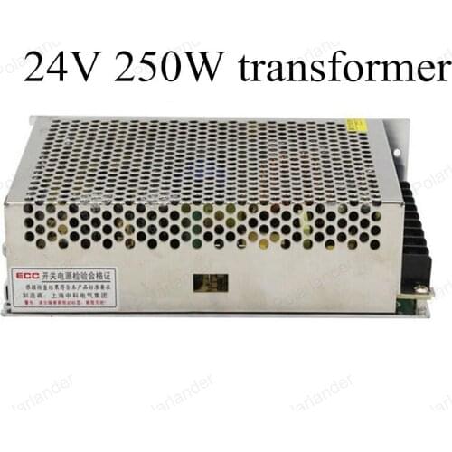 AC 110V/220V to DC 24V LED Driver Switch Power Supply 10A 250W Voltage Transformer for Led Strip Display Billboard