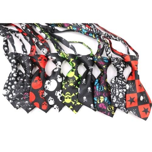 Christmas Neck Tie Adjustable Cute Cartoon Printed Dog Cat Pet Tie Puppy Toy Grooming Bow Tie Necktie Clothes Dropshipping