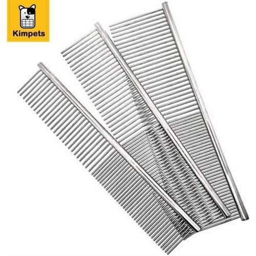 Grooming Tools for Dogs Cheap Dog Brushes Pin Brush Stainless Steel Dog Comb High Quality Pet Products S/M/L Size