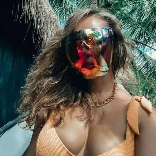 HOT Fashion Sunglasses Women Men Unisex Masks Face Sun Protection Street Cycling Sports Adult Party Mask Travel Glasses Eyewear