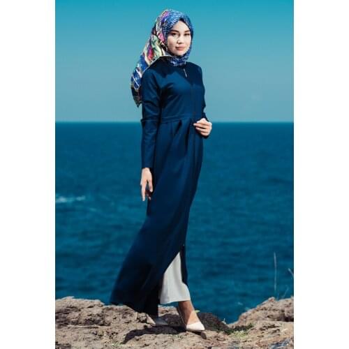 Minahill Navy Blue Abaya 2132-03