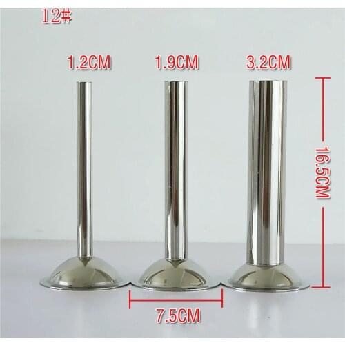 3PCS 12# Sausage Stuffer Stuffing Enema Tube Funnel Stainless Steel Enemator Nozzles Tool Meat Grinder Kitchen Appliances Home