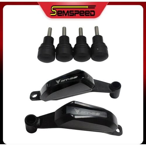 Falling Protection Semspeed engine crash slider front fender ornamental screws protection For Yamaha MT-09 FZ-09 FJ-09 2014-2019