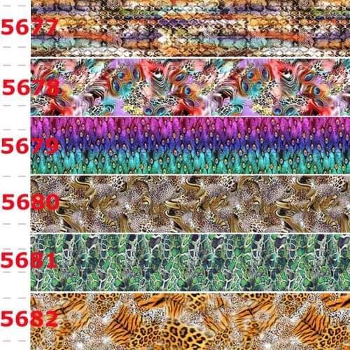 10yards -different sizes -lively pattern ribbon printed Grosgrain ribbon