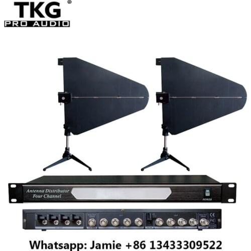 400 M UHF 500MHz-950MHz UA845 UA870 Microhone Splitter Collector Wireless Mic 4 channel wireless microphone Antenna Distributor