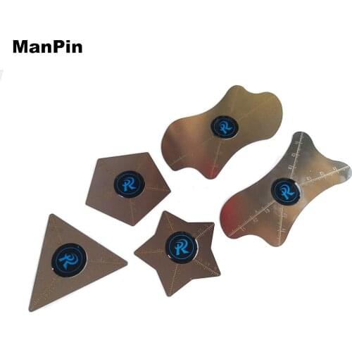 5in1 Metal LCD Screen Separator Disassemble Card Steel Sheet Panel Glass Split Mobile Phone Open Tools Electronic Repair 0.1mm