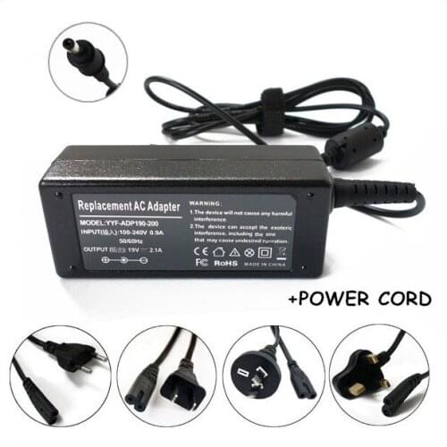 19V 2.1A AC Adapter Battery Charger Power Supply Cord For Samsung Series 3 5 9 XE500C21 NP530U3C-A01US NP530U3C-A02US Ultrabook