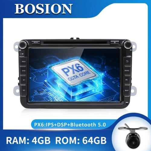 Android 10 Car DVD player GPS Navigation Car Radio For Volkswag/Golf/Tiguan/Skoda/Seat/Altea/Skoda Wifi Bluetooth Rear Camera 4G