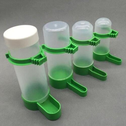 Automatic Seed Water Feeder Cage For Parrot Cockatiel Canary Tool