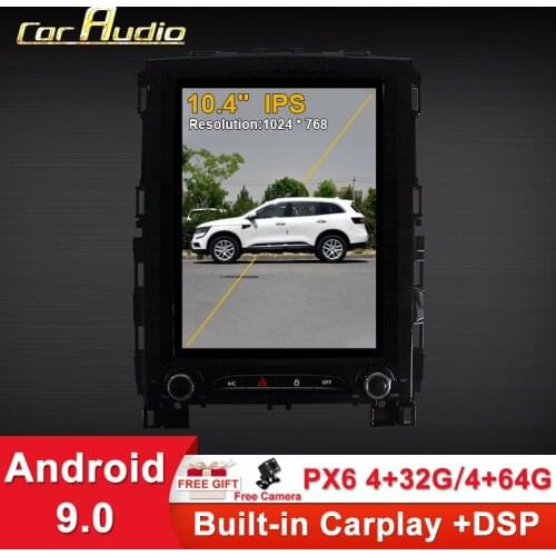 4G ROM PX6 Vertical screen android car gps multimedia video radio player for Renault Megane koleos 2012-2016 years navigation