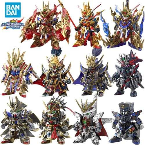 Bandai Assembly Model Sd Gundam World Heros Bb Gundam Wukong Nobunaga Sergeant Verde Gundam Assembly Action Figure Model