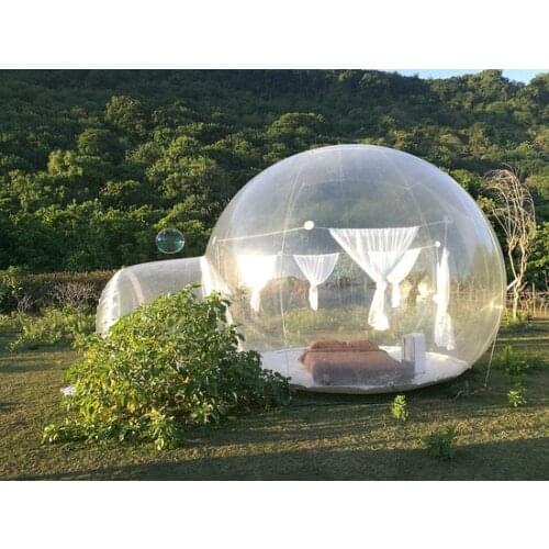 Free shipping! Free Pump ! Clear Inflatable Dome Tent Inflatable Bubble Tent Transparent Inflatable Tent For Outdoor Camping
