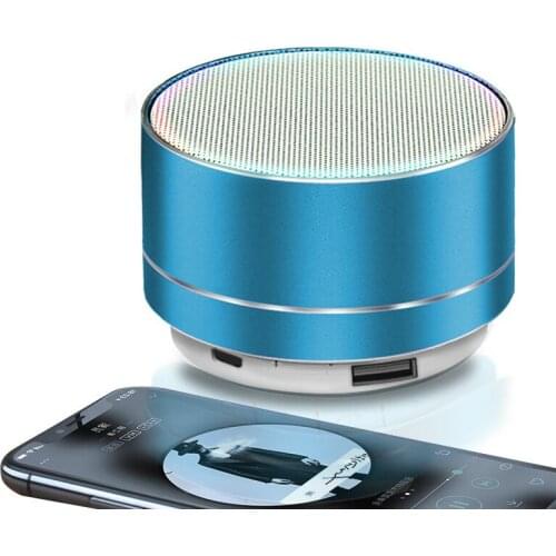 A10 wireless Bluetooth speaker aluminum U disk computer bass mini Bluetooth audio small steel gun