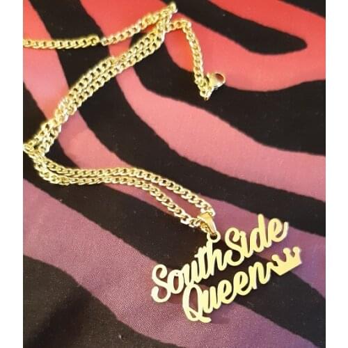 Big Cuban Chain Letter Necklace Necklaces Undefined HIP HOP Jewelry for Women Men Spritual Joy Gifts