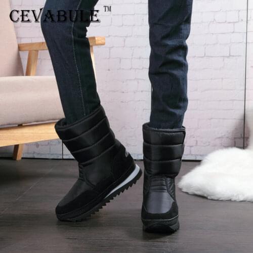 Cevabule Mens Winter Boots