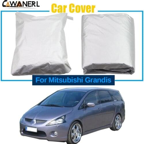 Full Car Cover For Mitsubishi Grandis 2003–2011 MPV Indoor Outdoor Sun Anti-UV Snow Rain Dust Resistant Windproof Cover
