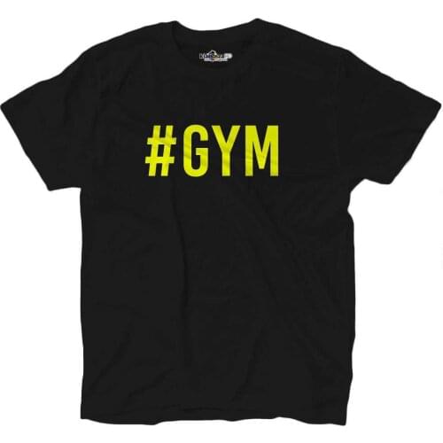 T-shirt Men 'S Gym Hashtag Social Gym Fitness Post New Generation 3 S