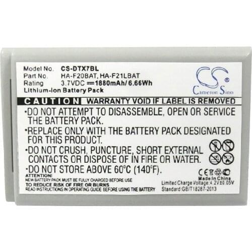 Cameron Sino 1880mAh Battery HA-F21LBAT for Casio DT-X7, DT-X7M10E, DT-X7M10R