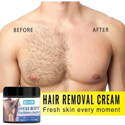 Permanent Hair Removal Cream Mens Facial Beard And Beard Removal Cream Body Armpit Painless Mild Fresh Depilation TSLM1