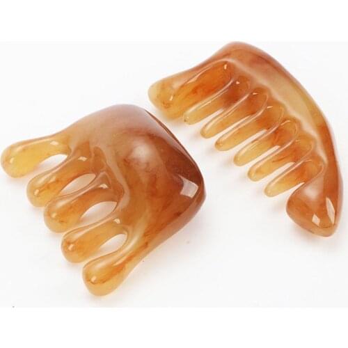 Wide Teeth Massage Comb Head Face Body Gouache Scraper Scalp Meridian Relax Tool Acupuncture Therapy Gua sha Board Health Care