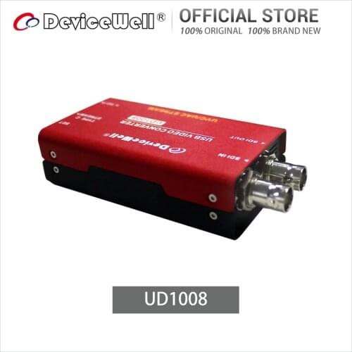 DeviceWell UD1008 Mini Converter SDI HDMI-compatible to UVC Output UAC TYPE C USB 5 Power Supply Live Broadcast Computer