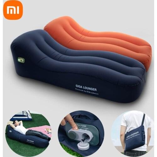 Xiaomi Outdoor Single Automatic Inflatable Cushion Pad Thickened Bed Mattress Inflatable Sofa Bag Office Camping Sleeping Bags