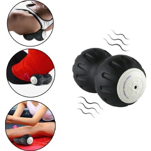 New Peanut Electric Vibrating Massage Ball Gym Relaxing Exercise Pilates Yoga Training Fascia Massage Rollor Ball Release Muscle