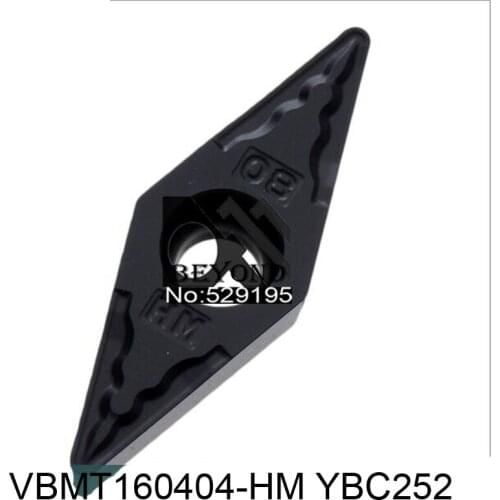 Original Insert VBMT160404-HM YBC252 VBMT 160404 Carbide Inserts Lathe Cutter Tools CNC Turning Tool