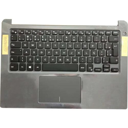 Original Laptop Palmrest Upper Case US UK Backlit Keyboard For Dell Inspiron 14-7000 7460 7472 K9GT3 0K9GT3